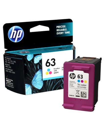 HP F6U61AA COLOR INK CARTRIDGE (#63XL 