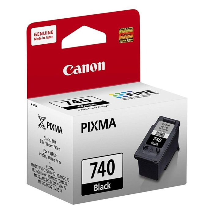 CANON PG-740 BLACK CARTRIDGE (MG2170/2270/3170/4170/4270/5370