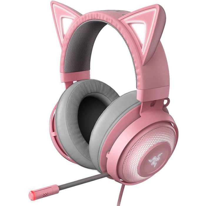 RAZER KRAKEN KITTY CHROMA USB GAMING HEADSET QUARTZ FRML