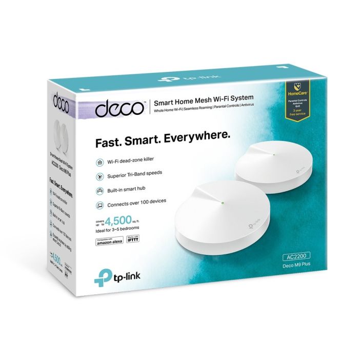 割引購入 TPLINK DECO M9 PLUS (2PACK) AC2200 TRI-BAND SMART HOME MESH その他