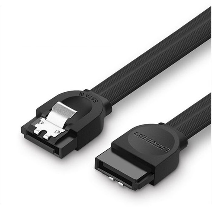 UGREEN 0.5M SATA3.0 DATA CABLE - BLACK #30796