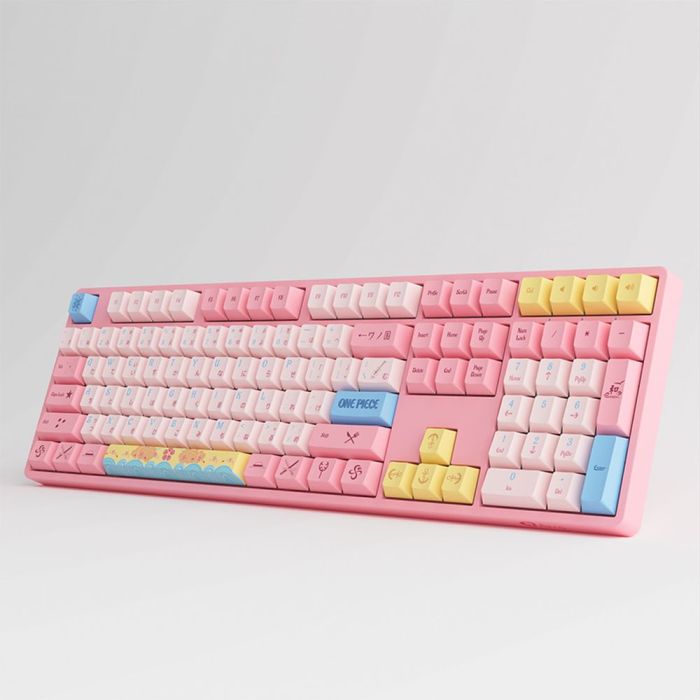 AKKO 108K ONE PIECE WANO COUNTRY 5108B- JELLY PINK KEYBOARD