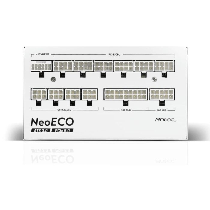 ANTEC 1000W NE1000G M WHITE ATX 3.0 80+ GOLD FULL MODULAR ANTEC 1000W NE1000G M WHITE ATX 3.0 80+ GOLD FULL MODULAR