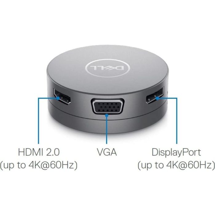 DELL DA305 6IN1 USB-C MULTIPORT ADAPTER USB-C TO HDMI/DISPLAYPORT/ETHERNET /2XUSB-A/1XUSB- DELL DA305 6IN1 USB-C MULTIPORT ADAPTER USB-C TO HDMI/DISPLAYPORT/ETHERNET /2XUSB-A/1XUSB-
