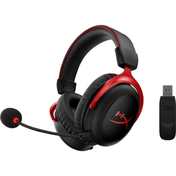 HP HYPERX CLOUD II WIRELESS GAMING HEADSET - BLACK/RED (4P5K4AA)