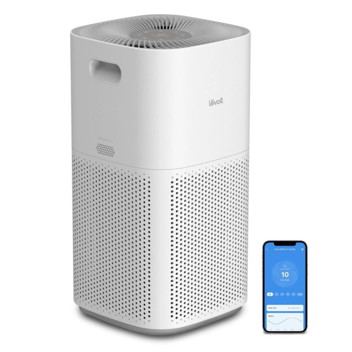 levoit air purifier for cigarette smoke LEVOIT CORE 600S ALEXA ENABLED