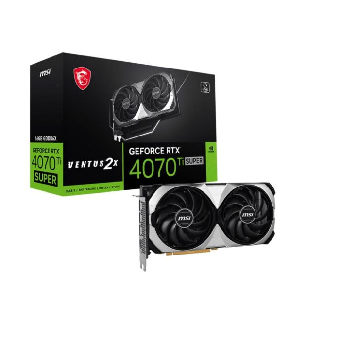 MSI RTX 4070TI SUPER 16G OC VENTUS 2X GRAPHIC CARD