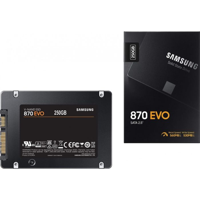 SAMSUNG 250GB SSD 870 EVO (MZ-77E250BW)
