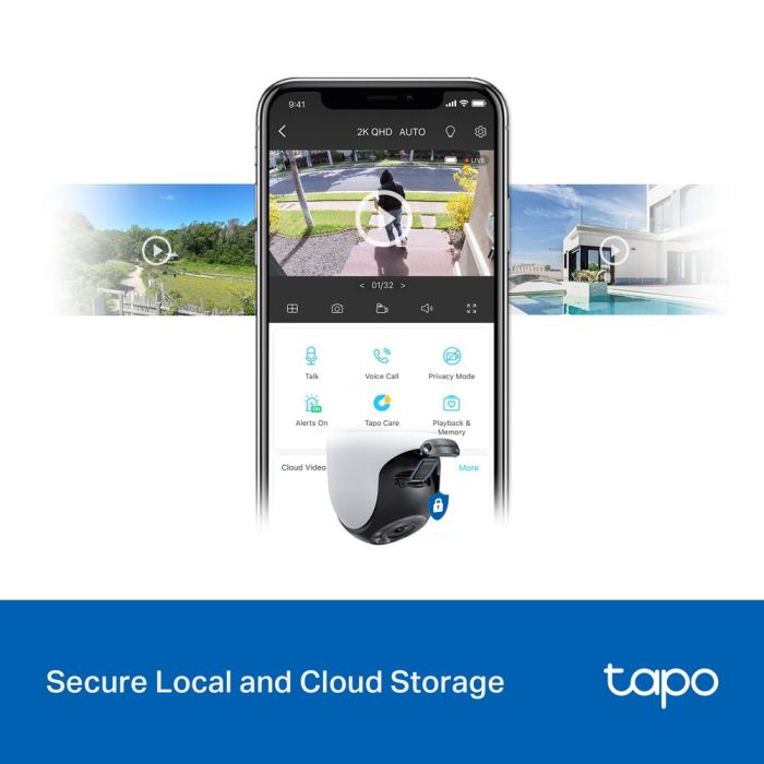 TPLINK TAPO C520WS OUTDOOR PAN/TILT SECURITY 2K QHD (2560 X 1440) WIFI CAMERA TPLINK TAPO C520WS OUTDOOR PAN/TILT SECURITY 2K QHD (2560 X 1440) WIFI CAMERA