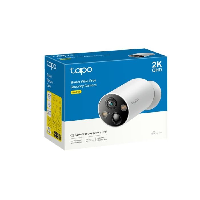 TPLINK TAPO C425 SMART WIRE FREE 2K CAMERA