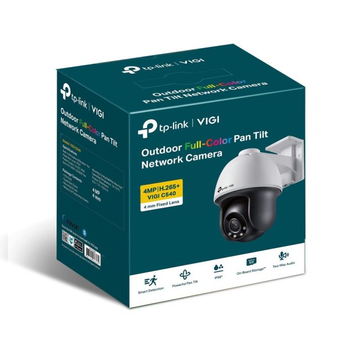 TPLINK VIGI C540 4MM 4MP FULL COLOR PAN/TILT NETWORK CAMERA TPLINK VIGI C540 4MM 4MP FULL COLOR PAN/TILT NETWORK CAMERA