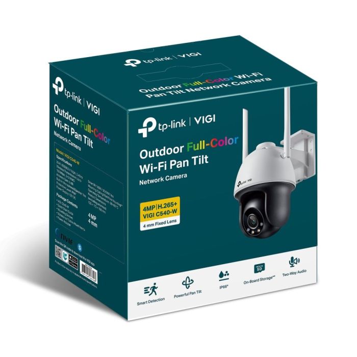 TPLINK VIGI C540-W 4MM 4MP FULL COLOR WIFI PAN/TILT NETWORK