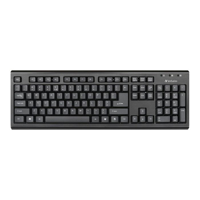 VERBATIM WIRELESS KEYBOARD AND MOUSE COMBO BLACK #66519