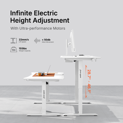 ANDASEAT 1.8M XTREME GAMING TABLE TOP - WHITE (AD-D-DD2-1800-04-W-B)