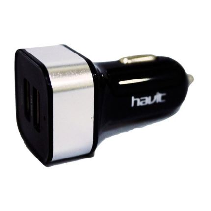 HAVIT-HV-UC270 DOUBLE USB CAR CHARGER*