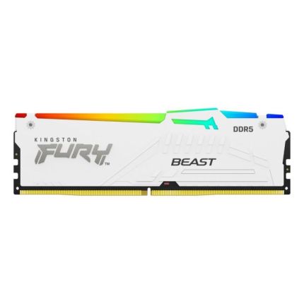 KINGSTON FURY 16GB DDR5 6000MT/s SDRAM BEAST (RGB) - WHITE (KF560C36BWE2A-16)