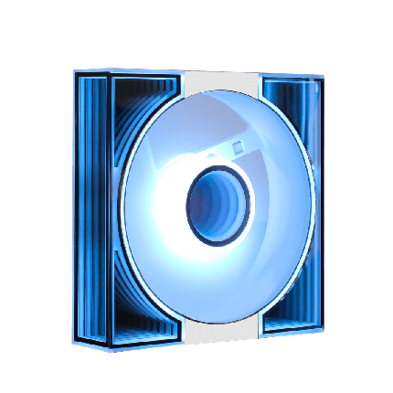 DARKFLASH DM8 CASE FAN - WHITE