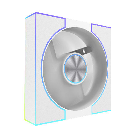 DARKFLASH DM8 LINE CASE FAN - WHITE