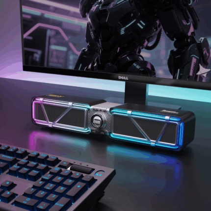 DIVOOM D-BASE GAMING DESKTOP SPEAKER - BLACK