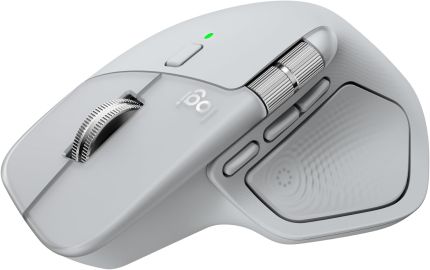 LOGITECH MX MASTER 4 WIRELESS MOUSE - PALE GREY (LOGITECH-772)