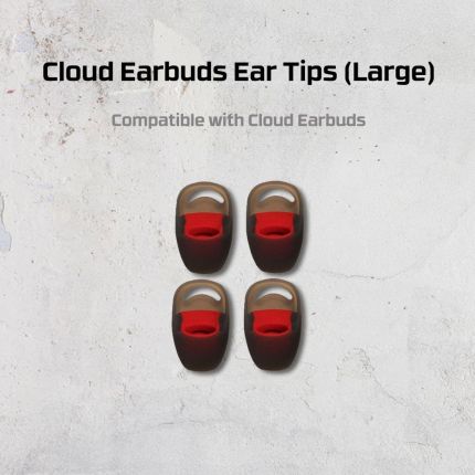 KINGSTON HYPERX CLOUD EARBUDS EAR TIPS HXS-HSCEB-RD-ET-SM (2 PAIRS) - SMALL