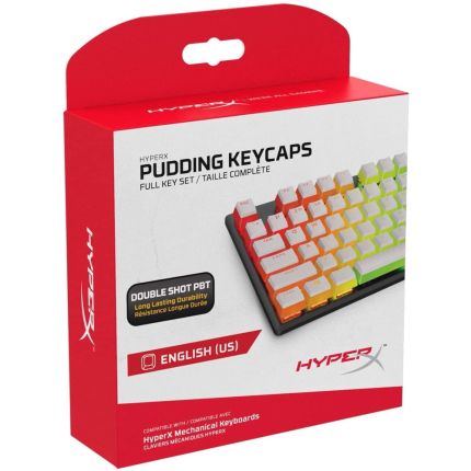 KINGSTON HYPERX PUDDING KEYCAPS (WHITE)