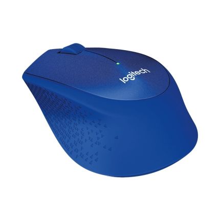 LOGITECH M331 SILENT PLUS WIRELESS MOUSE - BLUE