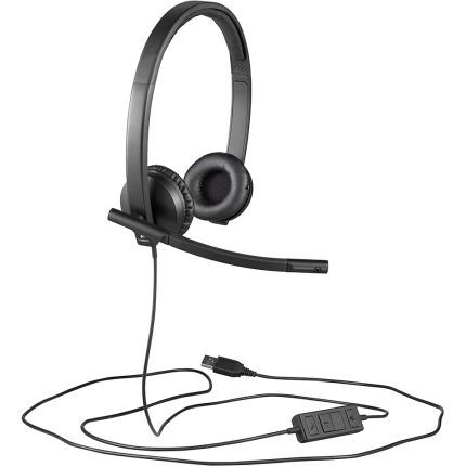 LOGITECH H570E STEREO HEADSET - USB