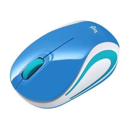 LOGITECH M187 WIRELESS MINI MOUSE - PALACE BLUE