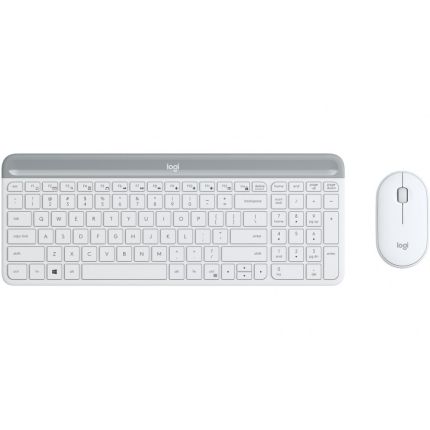 LOGITECH MK470 SLIM WIRELESS COMBO - OFFWHITE