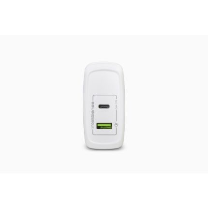 PROLINK PTC26001 2-PORT 60W TRAVEL WALL CHARGER 60W(PD TYPE C &QC 3.0)-WHITE