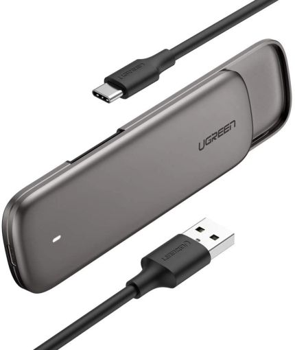UGREEN M.2 SATA (B-KEY) USB-C TO USB-A SSD ENCLOSURE #60355