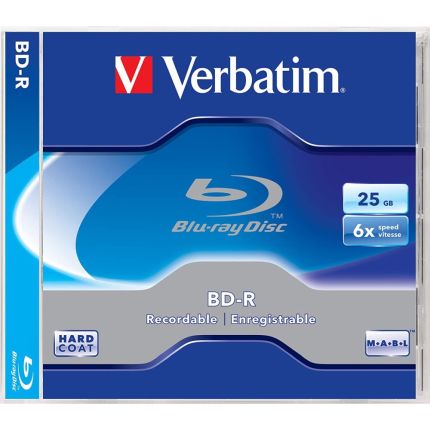 VERBATIM BDR BLU-RAY 25GB 6X (1PC) JC#43715/43714
