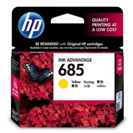 HP CZ124AA YELLOW INK CARTRIDGE (#685) - 3525/4615/4625/5525