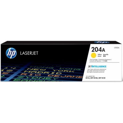 HP CF512A YELLOW LASERJET TONER CARTRIDGE (204A)