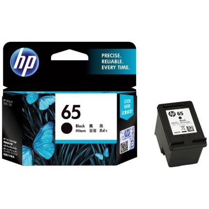 HP N9K02AA BLACK CARTRIDGE (#65)-2622/2621/2623