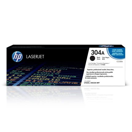HP CC530A BLACK TONER CARTRIDGE (304A) - CLJ2025/CM2320