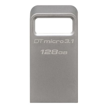 KINGSTON 128GB DTMC3 USB 3.1 CAPLESS FLASH DRIVE (DTMC3/128GB)