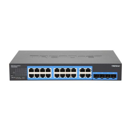 TRENDNET TEG-204WS 20-PORT 10/100/1000MBPS GIGABIT WEB SMART SWITCH