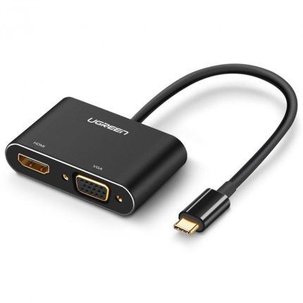 UGREEN USB-C TO HDMI AND VGA CONVERTER W/ PD #50505