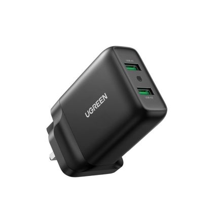 UGREEN 36W USB FAST CHARGER - BLACK #70164
