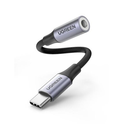 UGREEN 0.1M USB-C TO 3.5MM AUDIO ADAPTER - GRAY #80154
