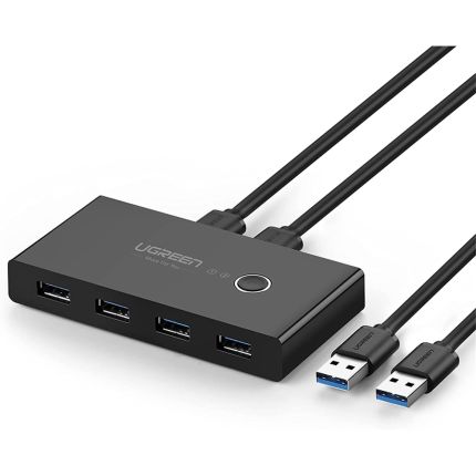 UGREEN 2-IN-4 OUT USB 3.0 SHARING SWITCH BOX #30768