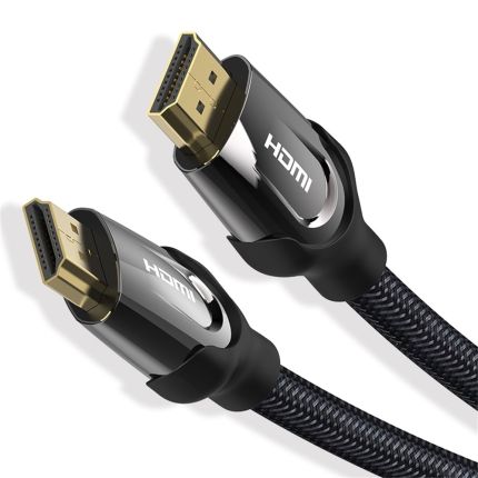 VENTION 1M HDMI CABLE 4K NYLON BRAIDED - BLACK ( #VAA-B05-B100 )