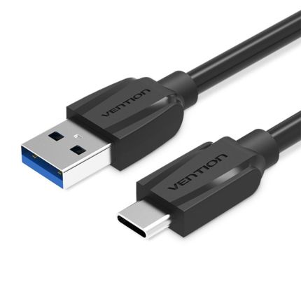 VENTION 1M USB 3.0 A MALE TO USB-C MALE CABLE - BLACK #VAS-A47-B100