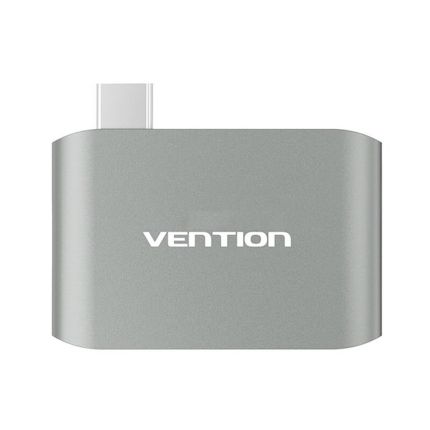 VENTION USB-C TO USB 3.0+AUX ADAPTER - GRAY ( #CFHH0 )