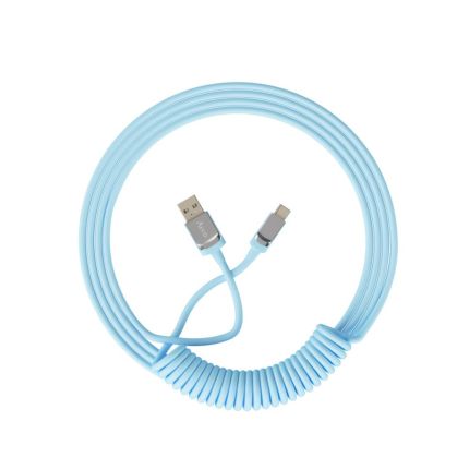 AKKO COILED CABLE- BLUE