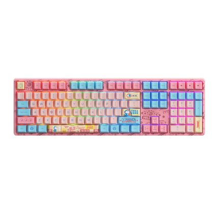 AKKO 108K DORAEMON MACARON 5108B-AKKO JELLY PINK KEYBOARD