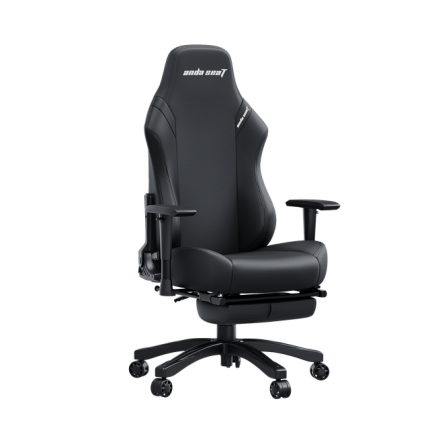 ANDASEAT LUNA PRO PVC GAMING CHAIR (L) - BLACK (AD18T-44-B-PV)