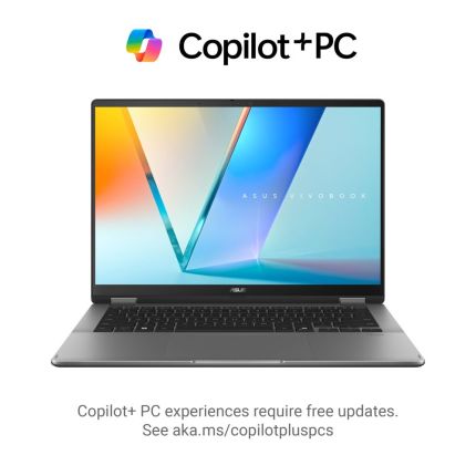 ASUS VIVOBOOK 14 FLIP OLED TP3407S-AQL028WS CORE 7 258V (32GB/1TB/INTELARC/MS365/MS) -TOUCH- MATTE GRAY